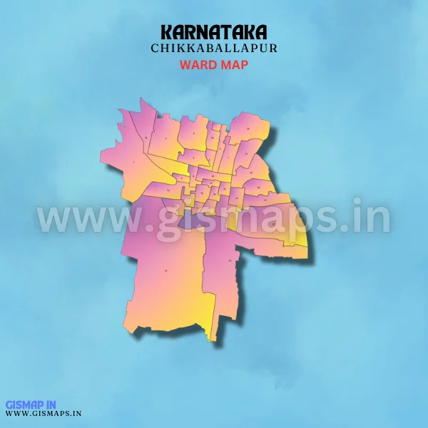 Chikkaballapur Ward Map (Karnataka)